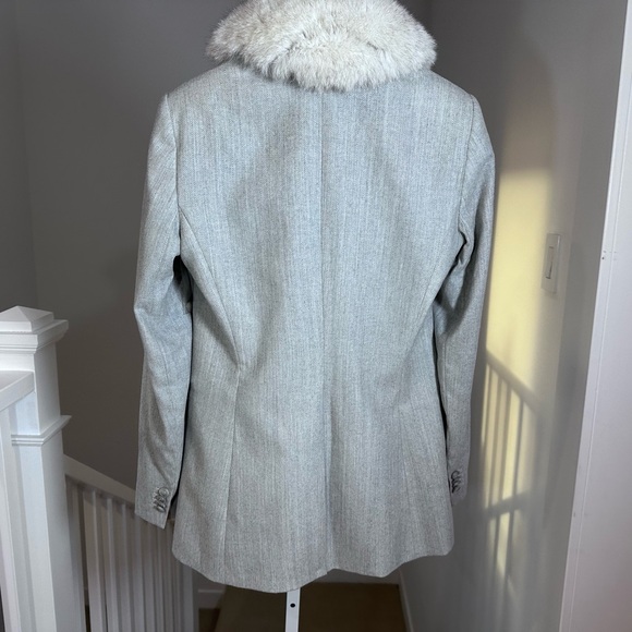 NWT Theory SUIT Gray wool blazer & pants w/ Sze 6 $1100 Retail - Picture 5 of 14